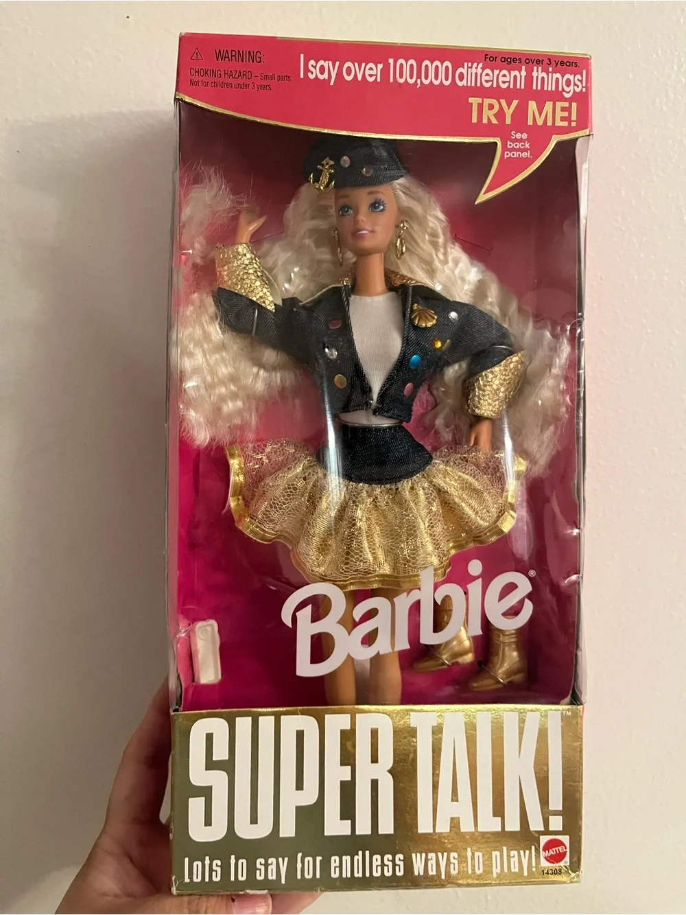 VTG 1994 Mattel Super Talk Barbie